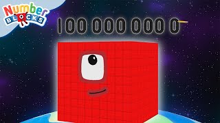 Numbers from 0 to 1000000000  Learn To Count  Numberblocks [upl. by Coretta]