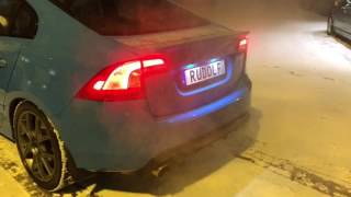 Volvo S60 polestar exhaust rev [upl. by Wilda]