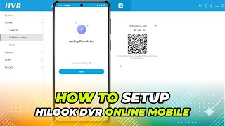 How To Hilook DVR Online Mobile [upl. by Kcirdef]