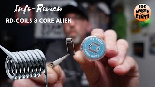 RDCoils 3 Core Alien Ni80  Allrounder Handmade Coil  Info Review [upl. by Ardin]