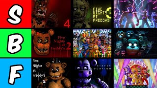 Ranking All The FNAF Games [upl. by Terri180]