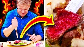 10 Times Gordon Ramsay Had NASTY STEAK Kitchen Nightmares [upl. by Enileme]