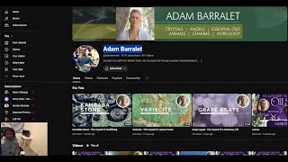 Adam Barralet YouTube Channel review Episode 14 Cleansing Crystals Lapis Lazuli Cats Eye [upl. by Amie150]