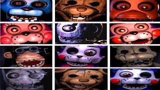 Every Jumpscare in Five Nights at Candys 1 amp 2 [upl. by Jessalyn]