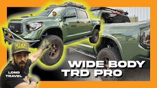 Widebody LongTravel TRD PRO Tundra Build [upl. by Wachtel]