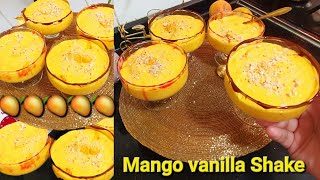 Mango vanilla Shake  Mango Milkshake  Milkshake recipe  Nehas Unique Kitchen [upl. by Hancock]