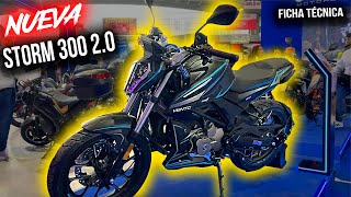 🔥Nueva Vento STORM 300 20 ZX ¿Parece KTM 🤔Primeras impresiones y Ficha técnica 🤩 [upl. by Fredric]