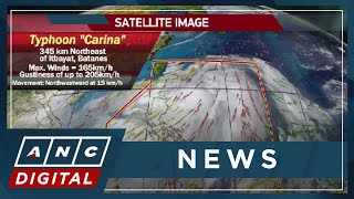 PAGASA Southwest Monsoon Typhoon Carina to bring moderate to intense rains to Luzon  ANC [upl. by Neelyam]