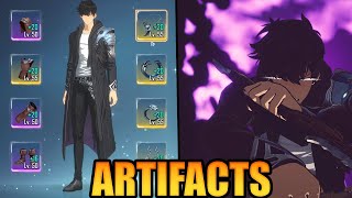 Solo Leveling Arise  BEST WAY TO FARM BETTER ARTIFACTS FOR SUNG JINWOO AND HUNTERS  DO THIS NOW [upl. by Kentiga968]