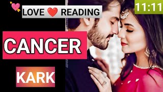 CANCER ♋ KARK💘 KYA HOGA 💞 AAPKE LOVE LIFE MEIN CURRENT FEELINGS 💯 Tarot Hindi Urdu [upl. by Ilonka229]