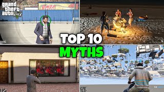 Busting Top 10 Myths in GTA 5 2 [upl. by Rudiger]