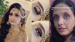 full makeup  tutorial with me  Saima I Ansari I [upl. by Gnanmas532]