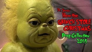 quotHow THE GRINCH Stole Christmasquot PROP COLLECTION Christmas Display 2018 [upl. by Ielerol]