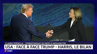 Face à face Trump Harris  Le bilan [upl. by Ahselet]