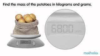 Converting Grams to Kilograms and Grams [upl. by Yves]