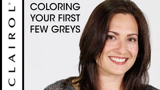 How to Color Your First Few Grey Hairs at Home  Clairol Natural Instincts [upl. by Etireuqram293]