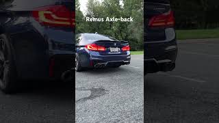 M550i Remus Axle Back Exhaust [upl. by Nager770]