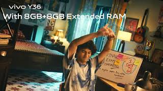 A mess less life with 8GB8GB extended RAM of vivo Y36  vivo Bangladesh [upl. by Patsy]