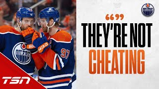 Facing McDavid Draisaitl motivates Robertson Theyre not cheating [upl. by Kaslik550]