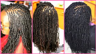 Artificial Sisterlocks Tutorial For BeginnersAfro Bulk Twist [upl. by Todhunter]