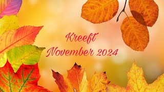 Kaartlegging voor het sterrenbeeld Kreeft  November 2024 ♋️ [upl. by Margherita]