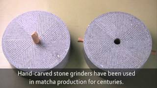 Matcha Stone Mill Grinder  Mr Ito  AOI Tea Company [upl. by Anairuy]