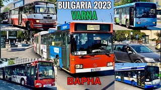 BULGARIA 2023 Old buses in VarnaСтари автобуси във Варна O405 O405GN Conecto O345 Citaro O530 [upl. by Ulla]