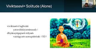 Contemplation Bhagavad Gita Chapter 18 Verse 52 [upl. by Geilich]