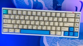 ⌨ Luminkey65 amp Thera75 keycaps — Gateron Sylva lubed sound test [upl. by Kcirdes]