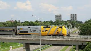 Via Rail Train 645 crossing Heron road [upl. by Timmy453]