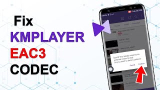 How to Fix KMPlayer EAC3 Codec  KMP External Codec Eac3 Audio Not Supported [upl. by Bergess]
