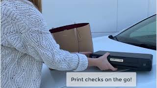 VersaCheck HP 200 MX Check Printer Bundle [upl. by Llaccm22]