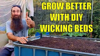 How to Make a Wicking Bed with Bread Crates  Large Water Capacity amp Healthy Soils [upl. by Sert]