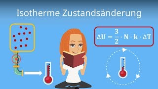 Isotherme Zustandsänderung  Formeln und Darstellung im pv Diagramm [upl. by Nnaitak910]