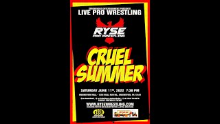 RYSE Wrestling Cruel Summer  Laura Loveless v Layna Lennox  Calvin Couture amp Tyler Klein [upl. by Sucramrej]