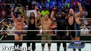 WWE John Cena vs رومان رينز vs بيج شو vs كين رولز سيث رولينز vs براي وايت vs كريس أريحا [upl. by Pablo]