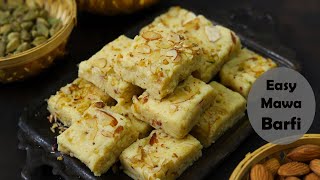 Mawa Barfi  Quick amp Easy Khoye Ki Barfi [upl. by Aroon]