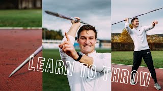 How to throw the javelin  4  Basic throwing exercises with the javelin [upl. by Early367]