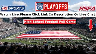 Eastern vs Adams Central  2024 IHSAA Football State Tournament LIVE [upl. by Schreibman288]