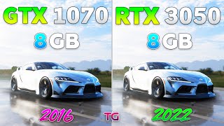 GTX 1070 vs RTX 3050  Test in 10 Games [upl. by Reve964]