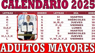 💸CALENDARIO DEPOSITOS 📆 ADELANTAN PAGOS ADULTOS MAYORES 65 ENTREGA TARJETA ENERO ¡65 Y MÁS [upl. by Corrine]