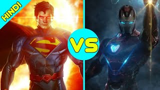 Ironmans Ziran Armor Vs Cosmic Armor Superman Death Battle  Explained In Hindi [upl. by Ltney]