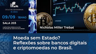 MOEDA SEM ESTADO Reflexões sobre bancos digitais e criptomoedas no Brasil [upl. by Witte]