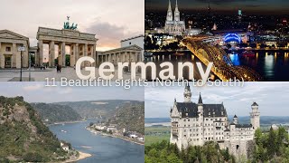 Germany – 11 Beautiful Sights North to South Travel Guide [upl. by Ahsiekar557]