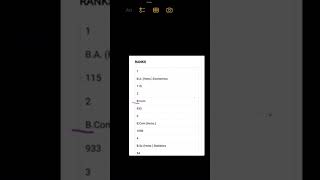 simulated ranks of SRCC student cuet du csas shorts [upl. by Liebermann]