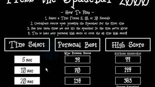 PTSB2K Press The SpaceBar 2000 Gameplay Qpalism [upl. by Peggie]