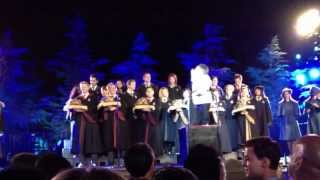 Warwick Davis conducts the Hogwarts Frog Choir [upl. by Merwin]