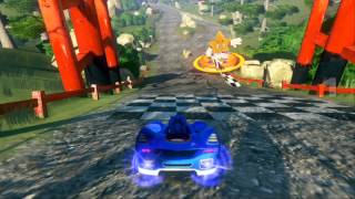 Sonic amp AllStars Racing Transformed PS3 Respawn Glitch [upl. by Arenat]