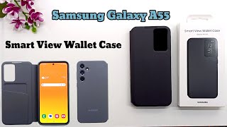 Samsung Galaxy A55 Smart View Wallet Case [upl. by Allana]