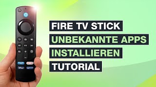 AMAZON FIRE TV STICK unbekannte Apps installieren  Tutorial  Testventure [upl. by Ohs300]